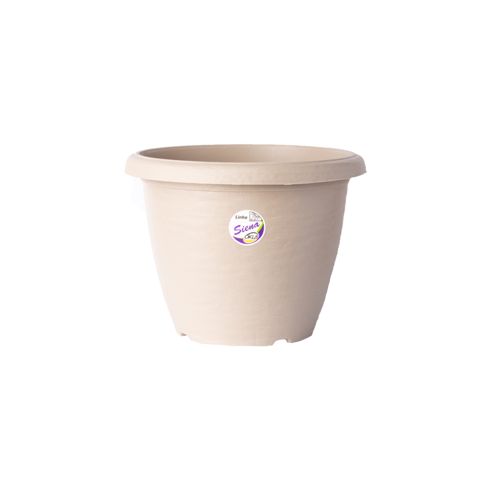 Vaso para Plantas Siena Taupe FG Import