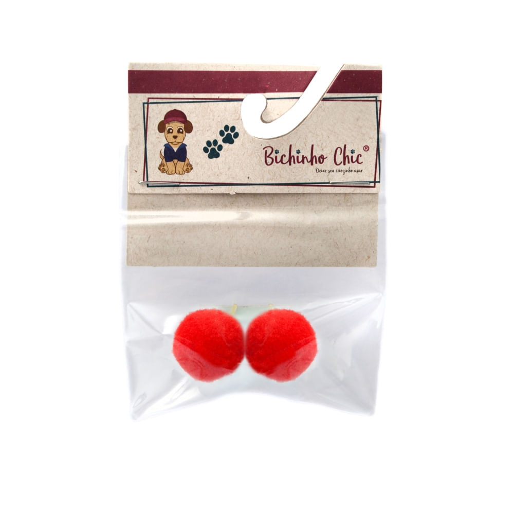Enfeite Pom Pom para Cães Bichinho Chic