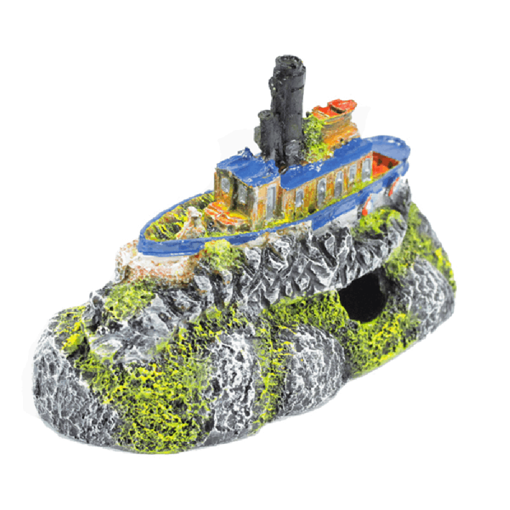 Enfeite para Aquário Saveiro Aquária