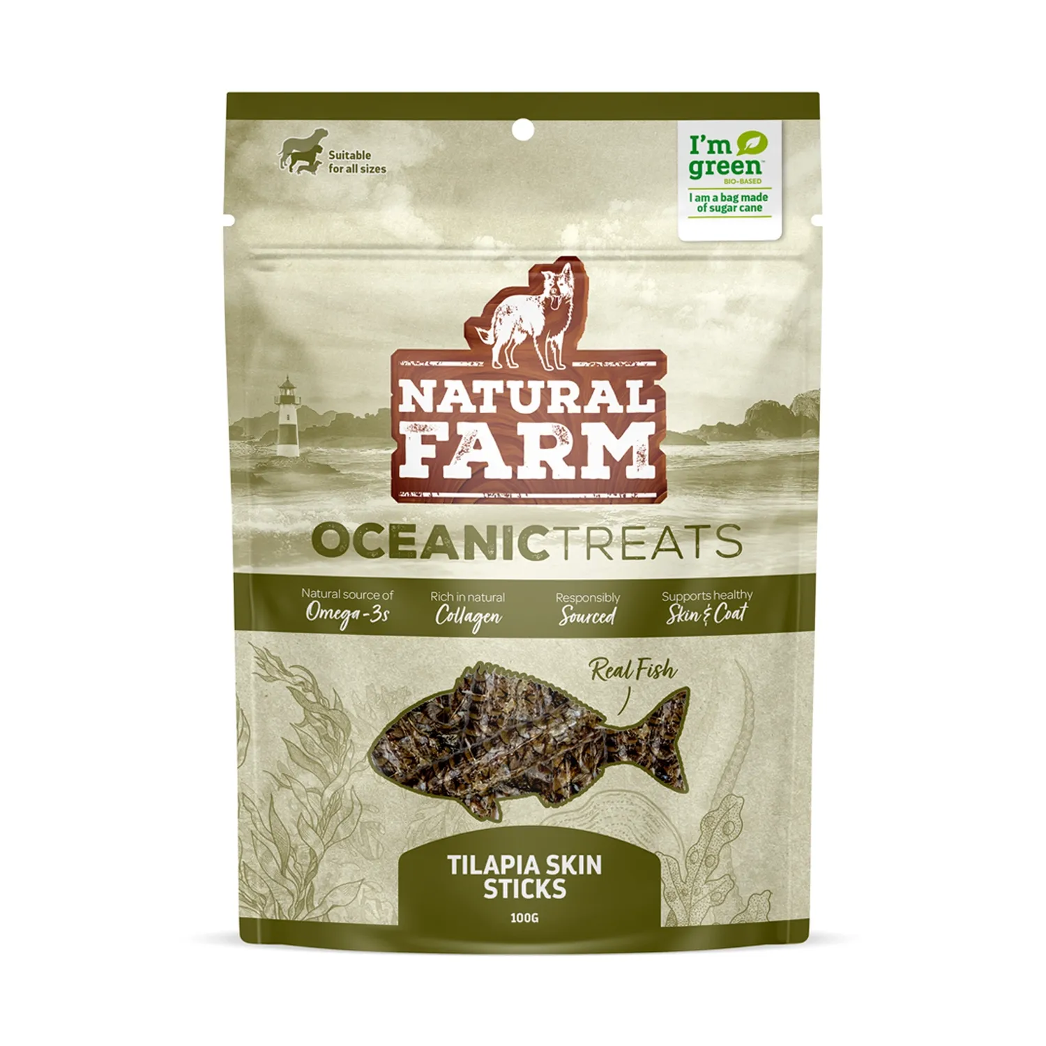 Petisco Pele de Tilapia Natural Farm