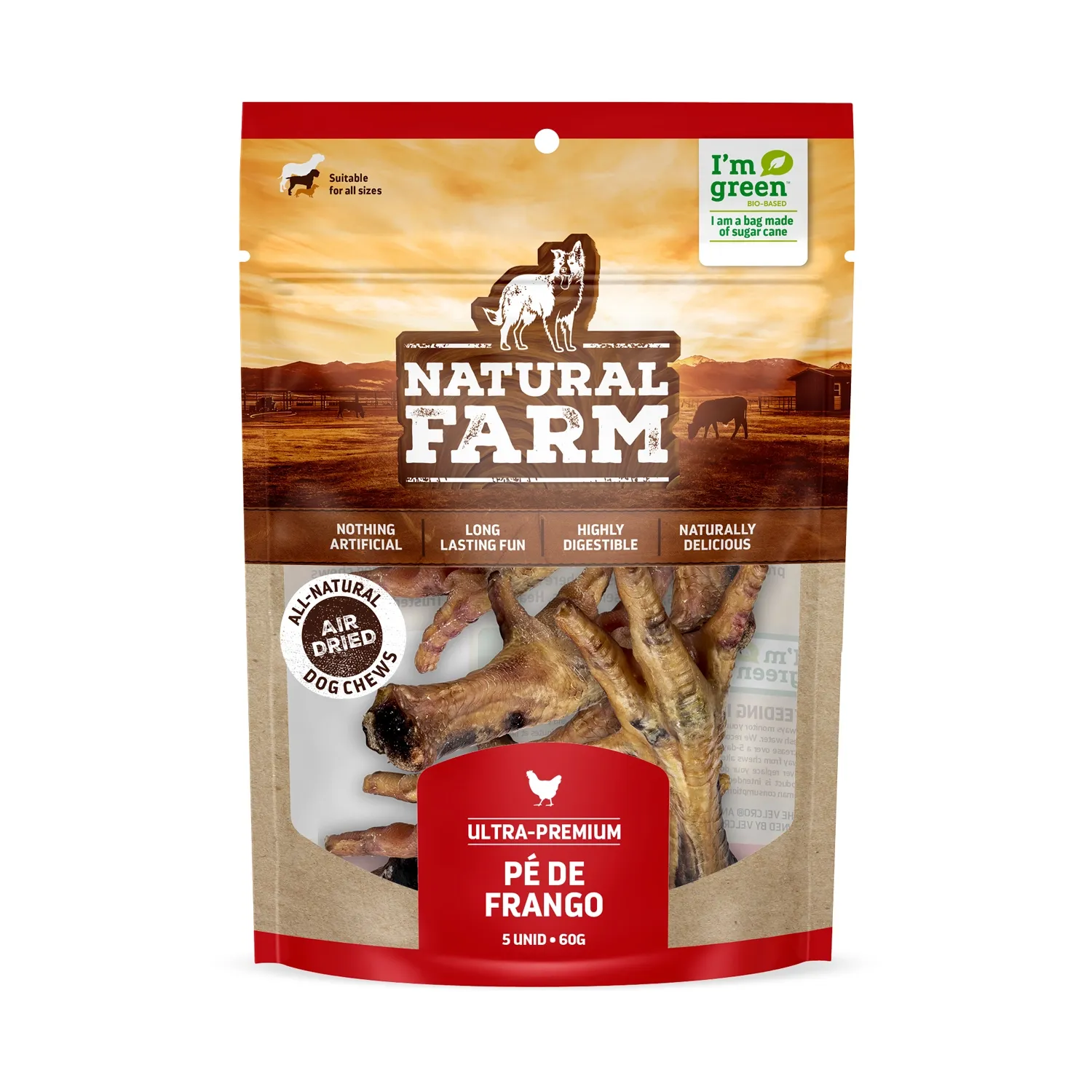 Petisco Pé de Frango Natural Farm