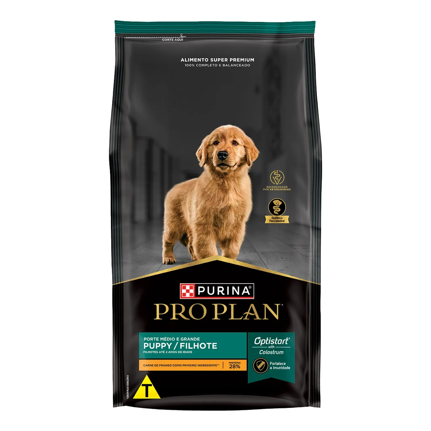 Ração Pro Plan Cães Filhotes Raças Médias e Grandes Frango