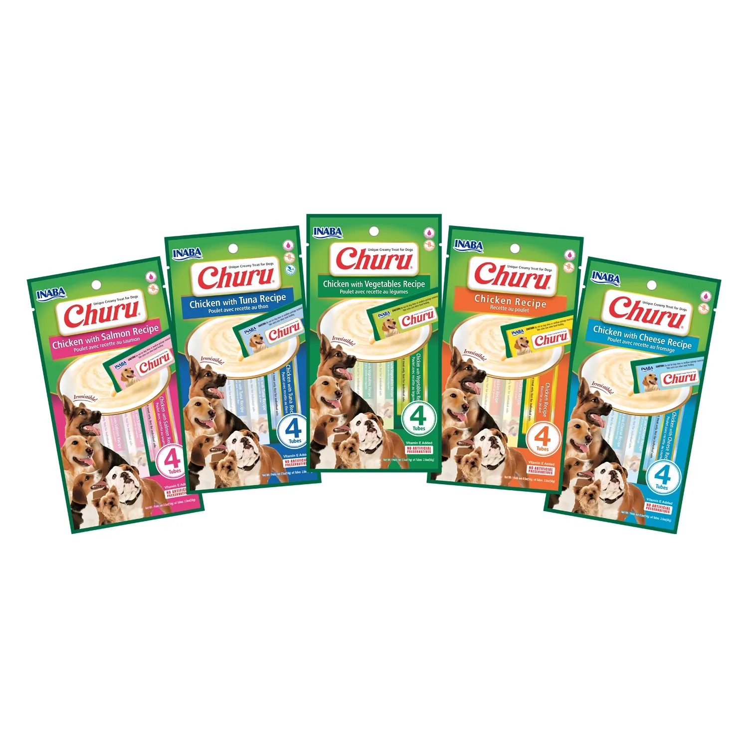 Encontraproduto.com.br - Petisco Churu Frango com Vegetais para Cães