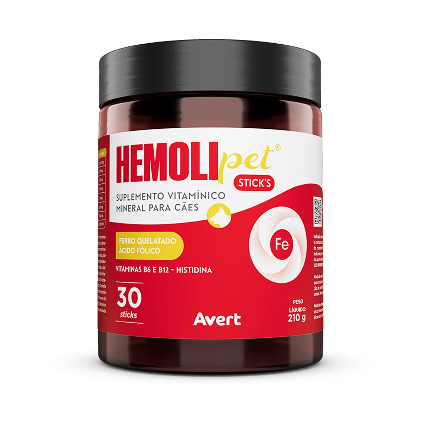 Hemolipet Suplemento Sticks para Cães Avert