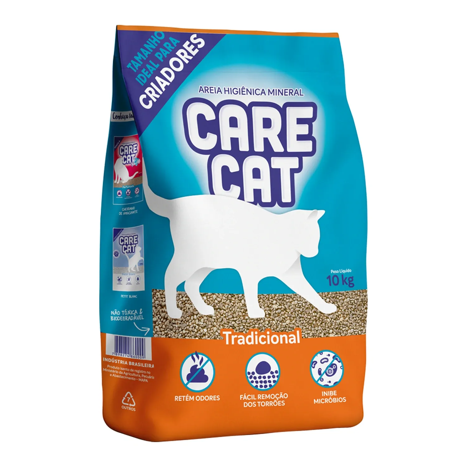 Areia Higiênica para Gatos Carecat Tradicional