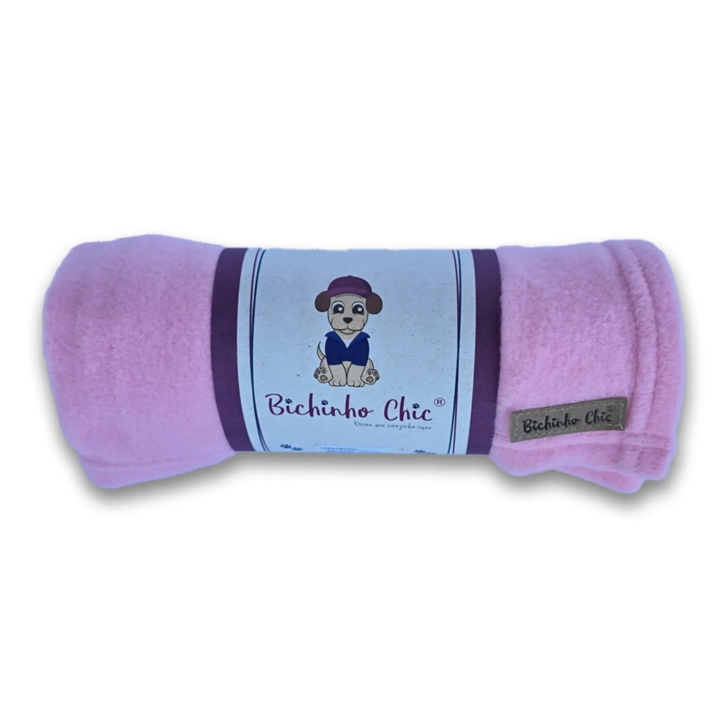 Cobertor Basic Bichinho Chic Rosa