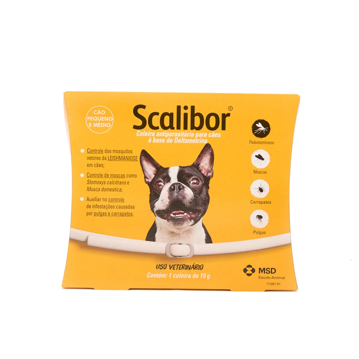 Coleira Antiparasitária Scalibor Cães Pequenos e Médios