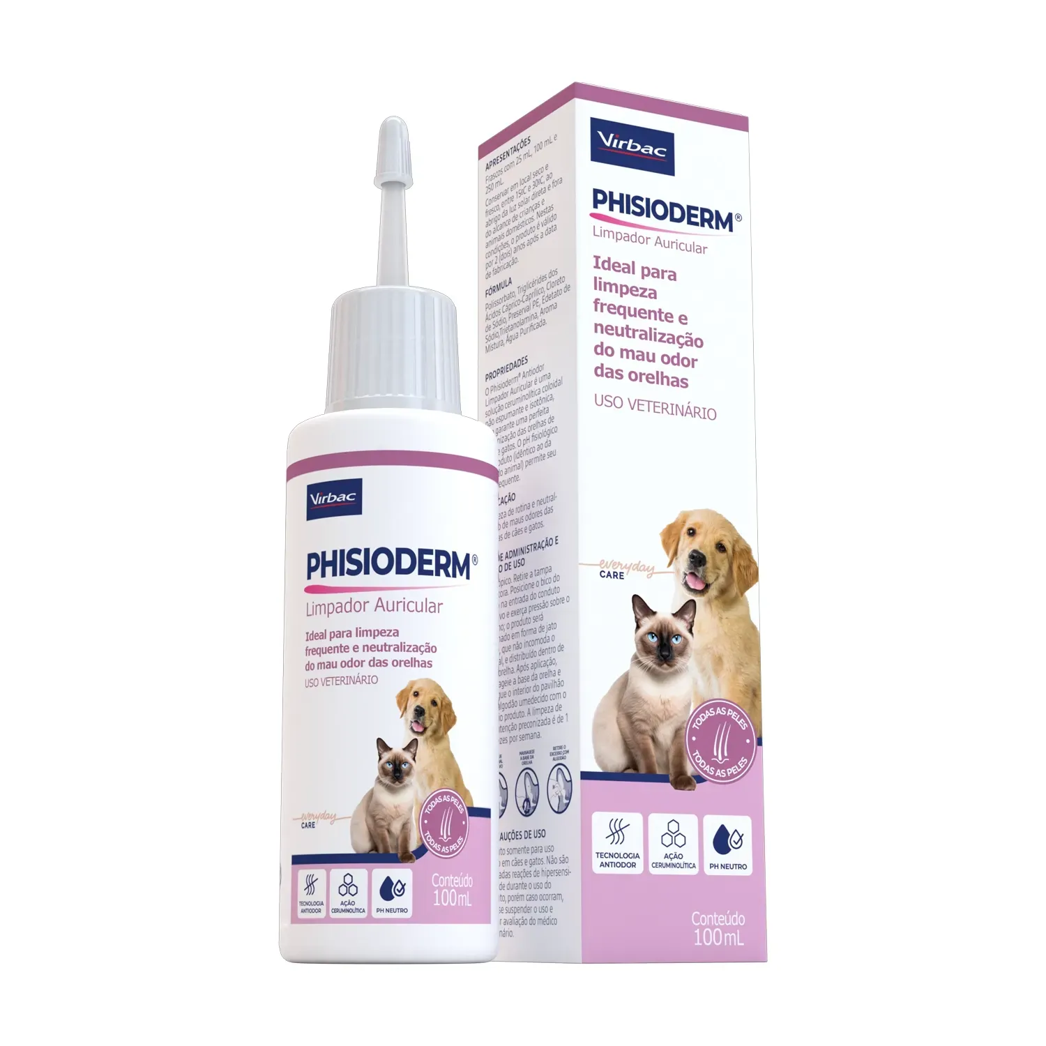 Phisioderm Antiodor Limpador Auricular