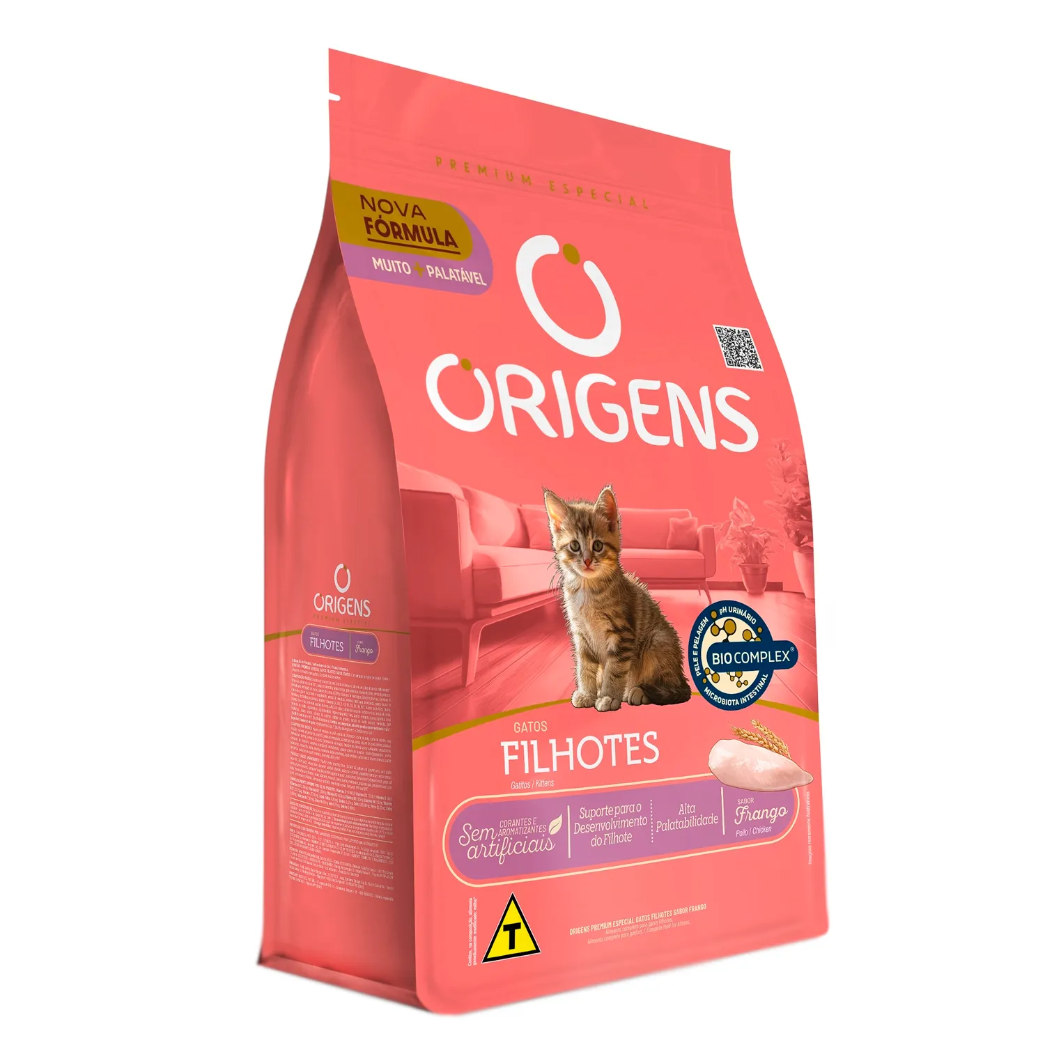 Ração Origens Gatos Filhotes Frango e Cereais