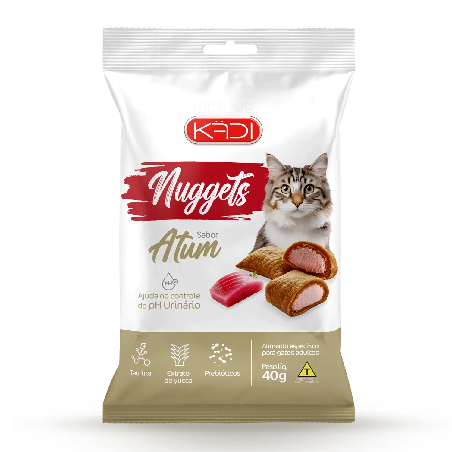 Nuggets Atum para Gatos Adultos Kadi
