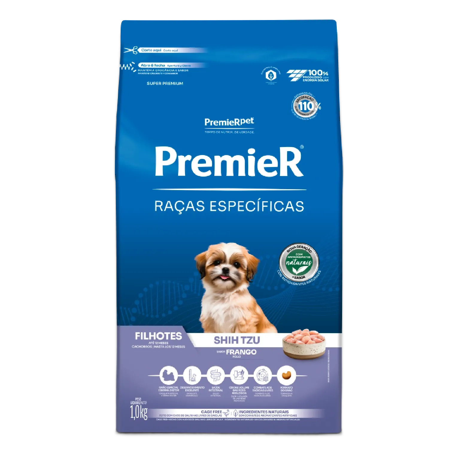 Ração Premier Raças Específicas Shih Tzu Filhotes Frango