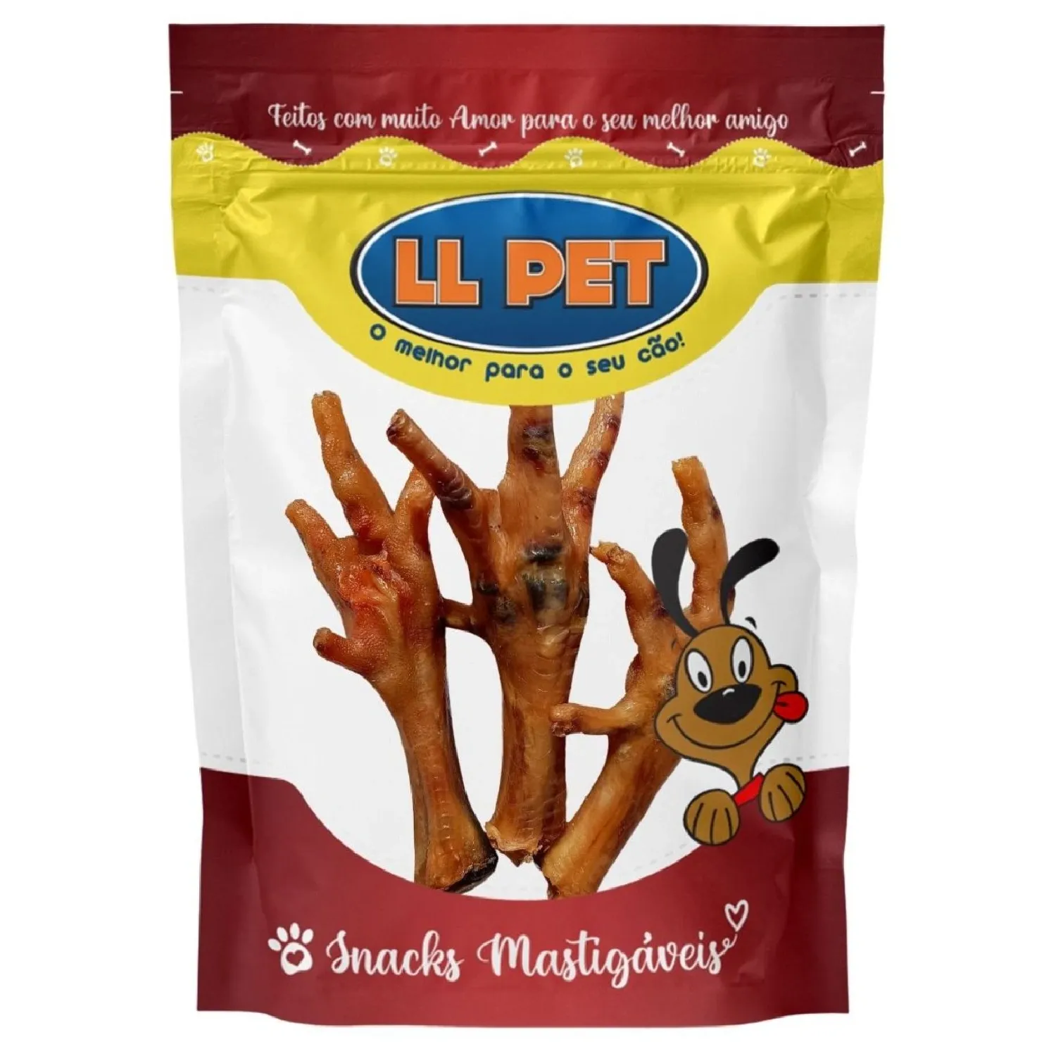 Petisco Pé de Galinha Desidratado LL Pet