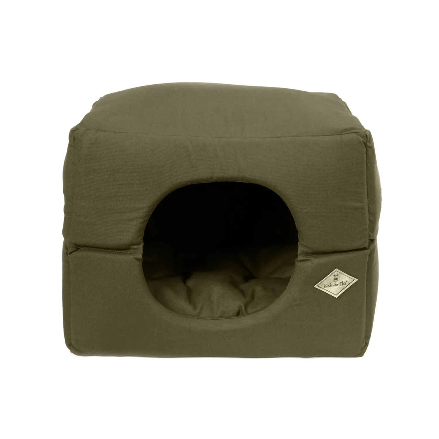 Cama Casa para Cães Bichinho Chic Verde