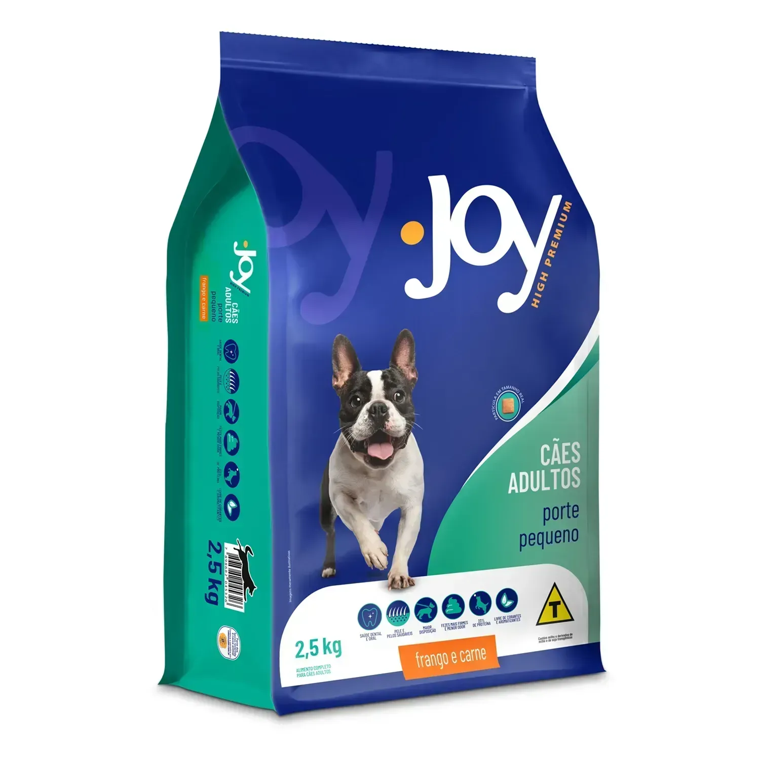 Ração Joy High Premium Cães Adultos Raças Pequenas Frango e Carne