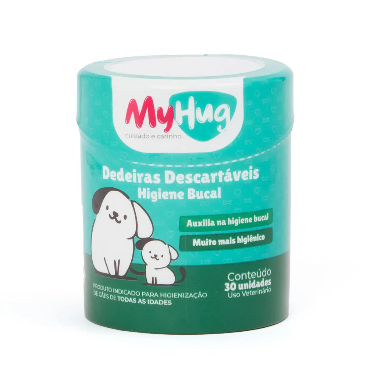 Dedal Care Bucal MyHug para Cães e Gatos