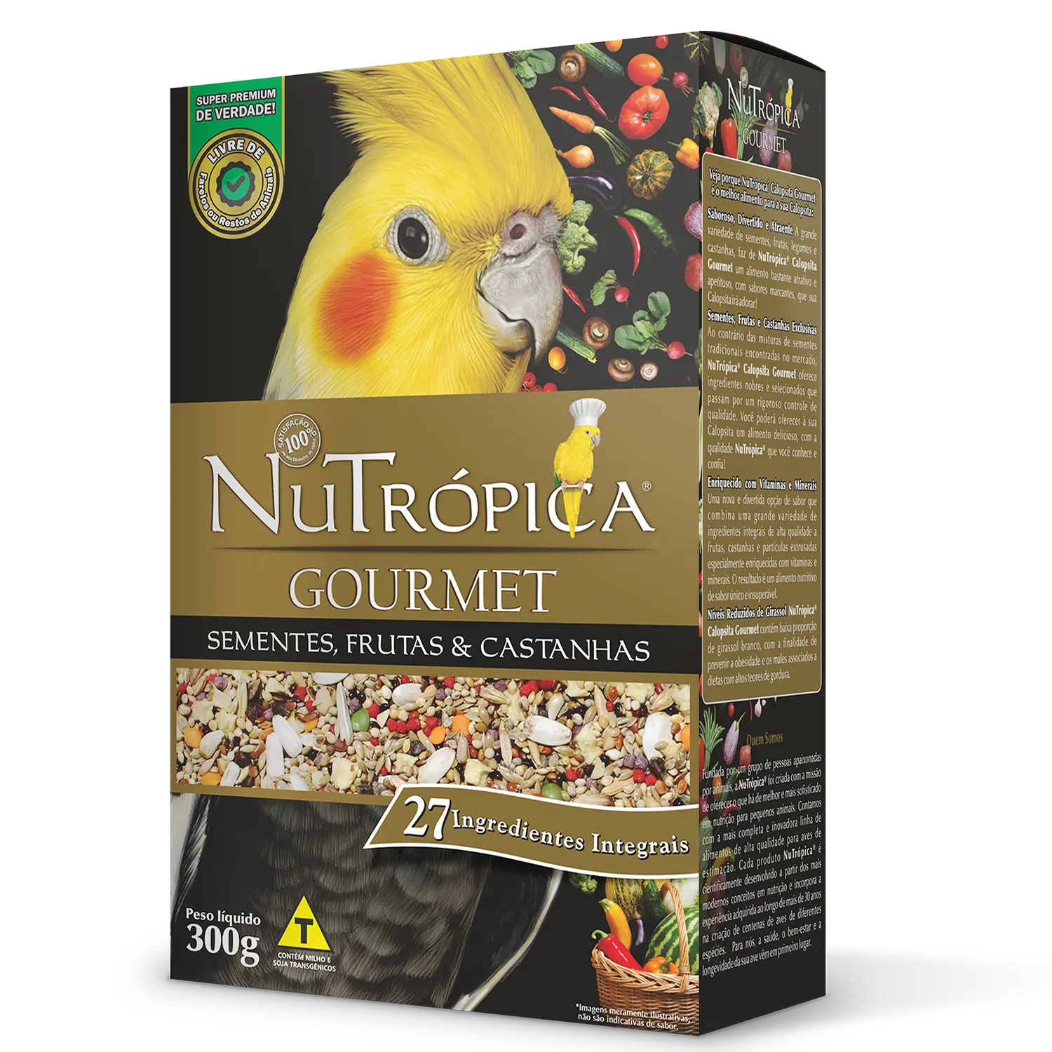 Ração Nutrópica Calopsita Gourmet