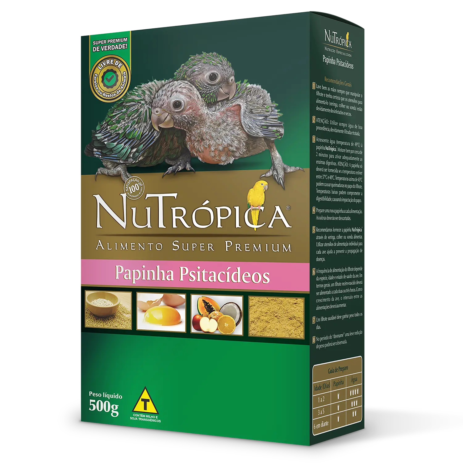 Ração Nutrópica Papinha Psitacideos