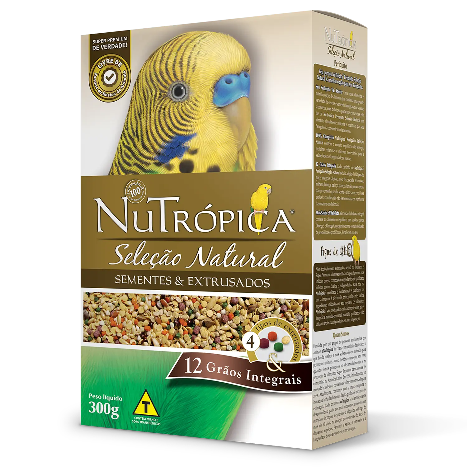 Ração Nutrópica Seleção Natural Periquito