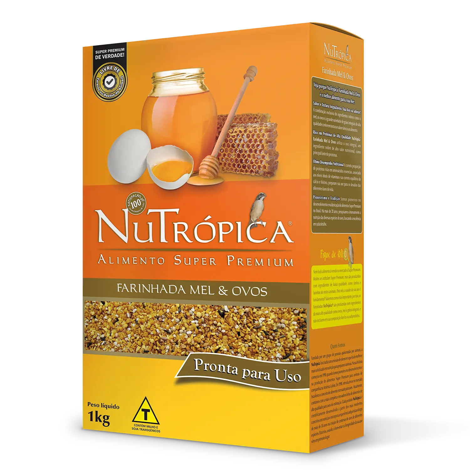 Ração Nutrópica Farinhada Mel e Ovos