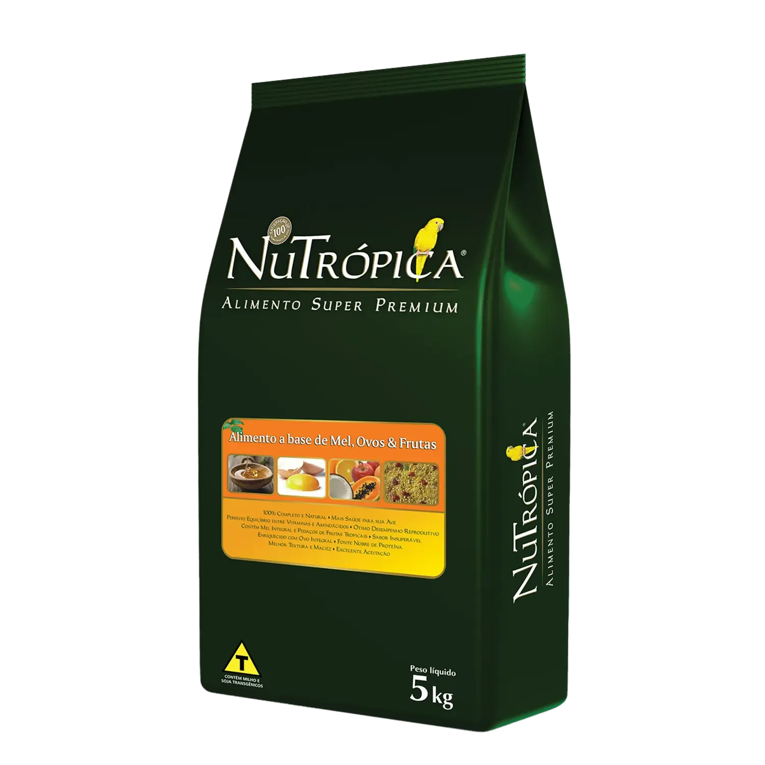 Ração Nutrópica Farinhada Mel, Ovos e Frutas