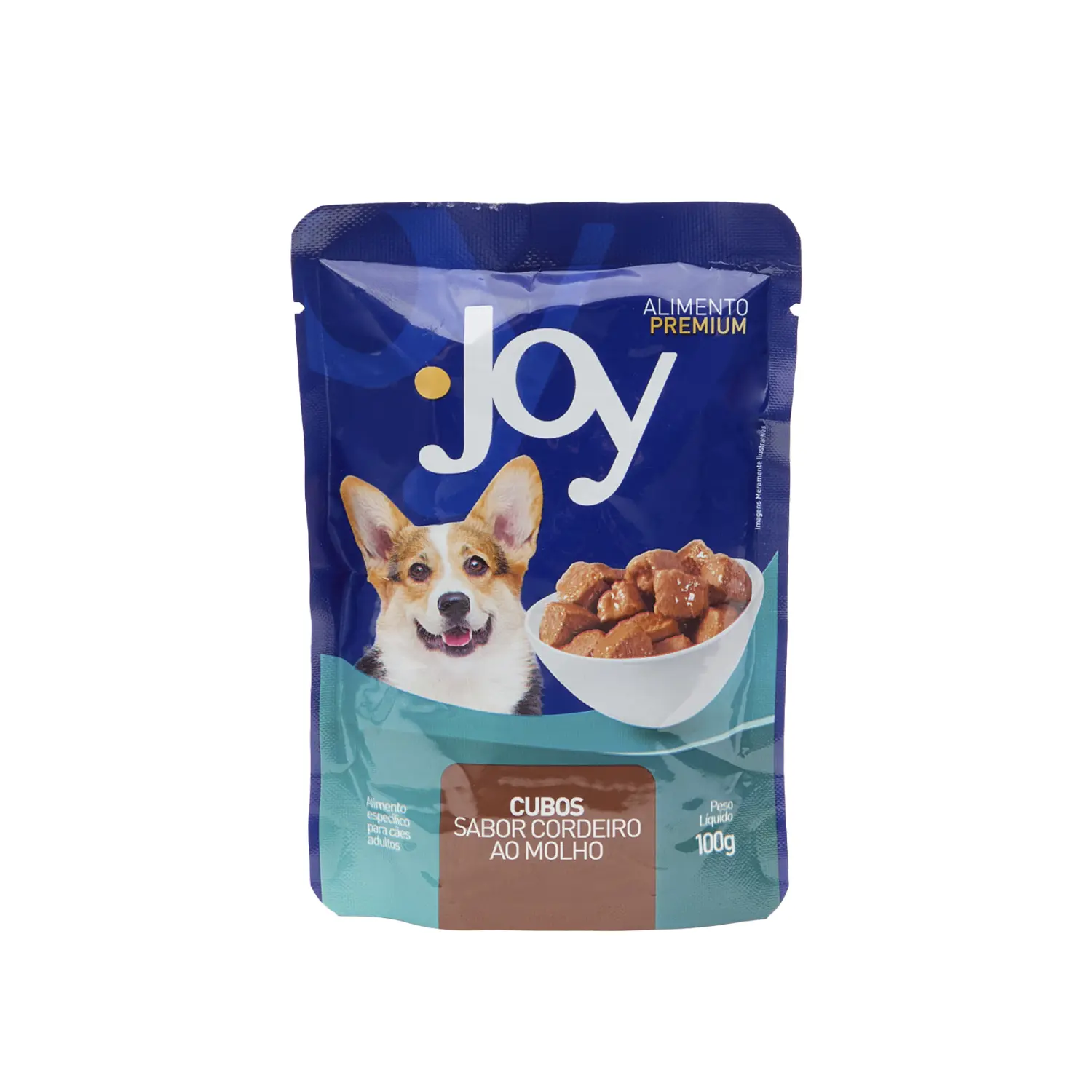 Ração Úmida Joy Cães Adultos Cordeiro ao Molho