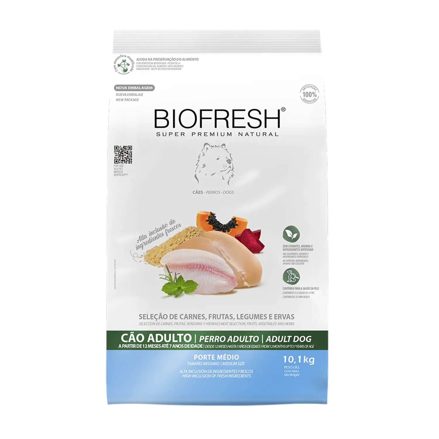 Ração Biofresh Cães Adultos Raças Médias