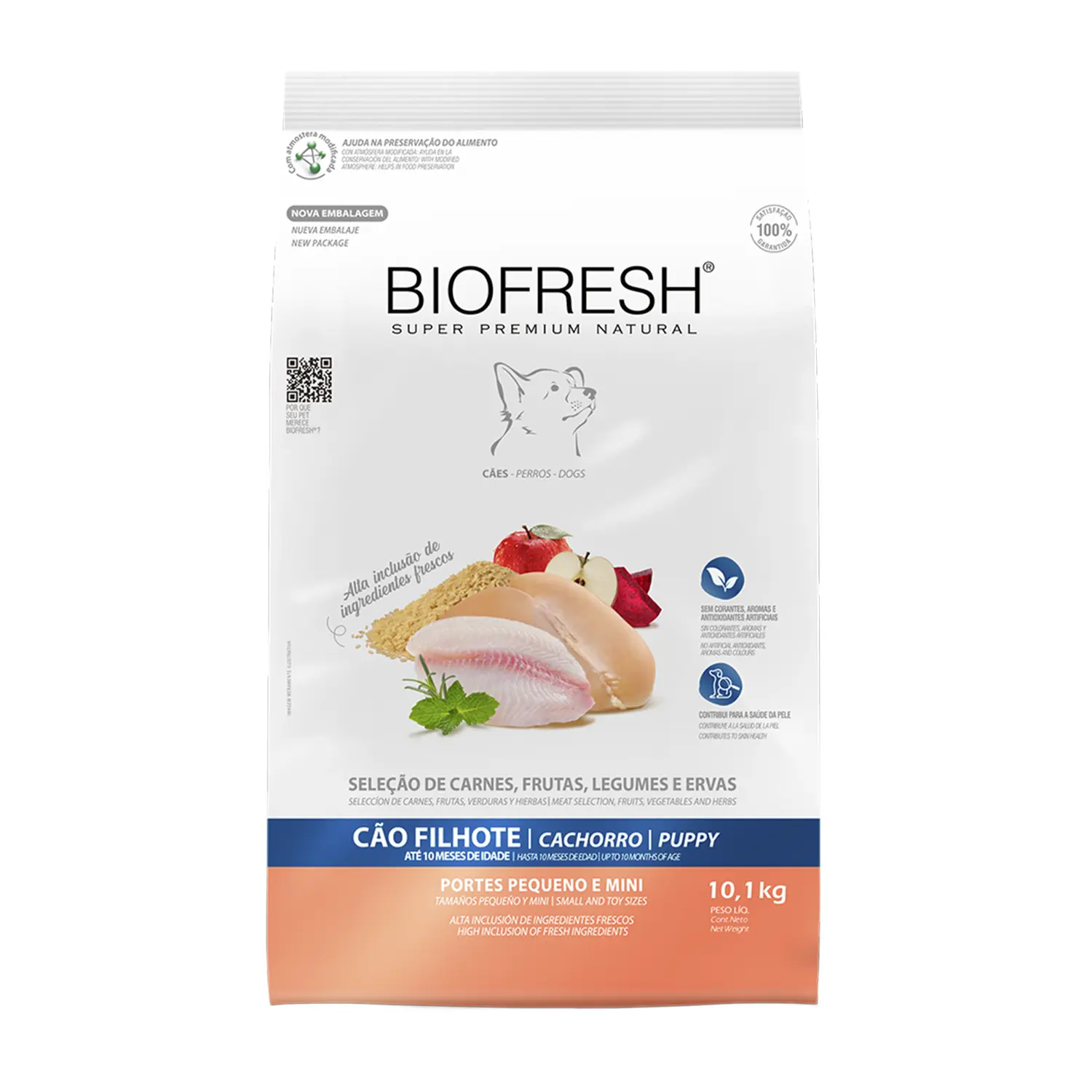 Ração Biofresh Cães Filhotes Raças Pequenas e Minis