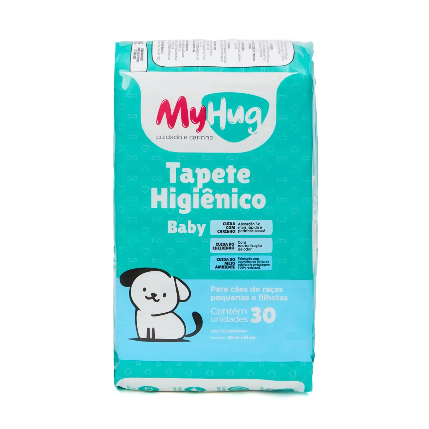 Tapete Higiênico MyHug Baby 60x55cm para Cães Filhotes