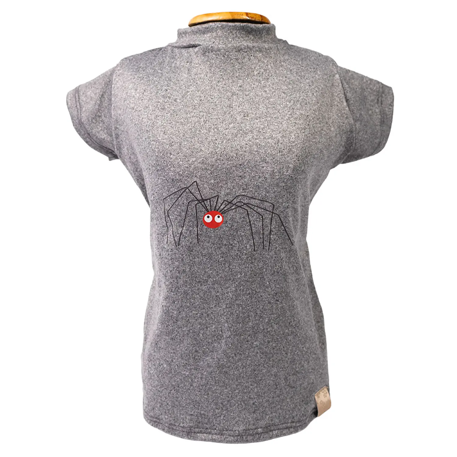 Blusa Gola Careca Aranha Cinza Fábrica Pet