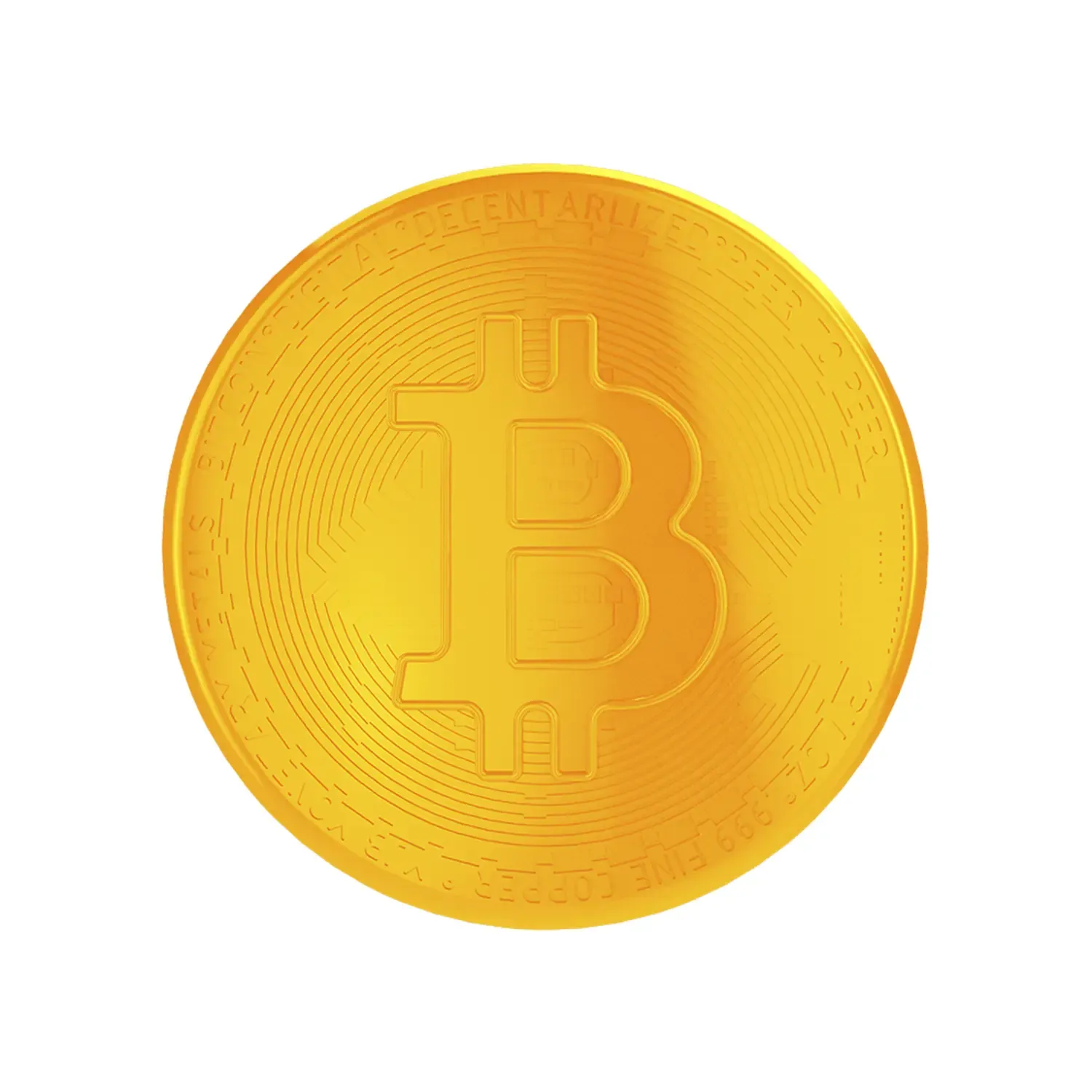 Brinquedo Fresbee Bitcoin Stark Pet Amarelo