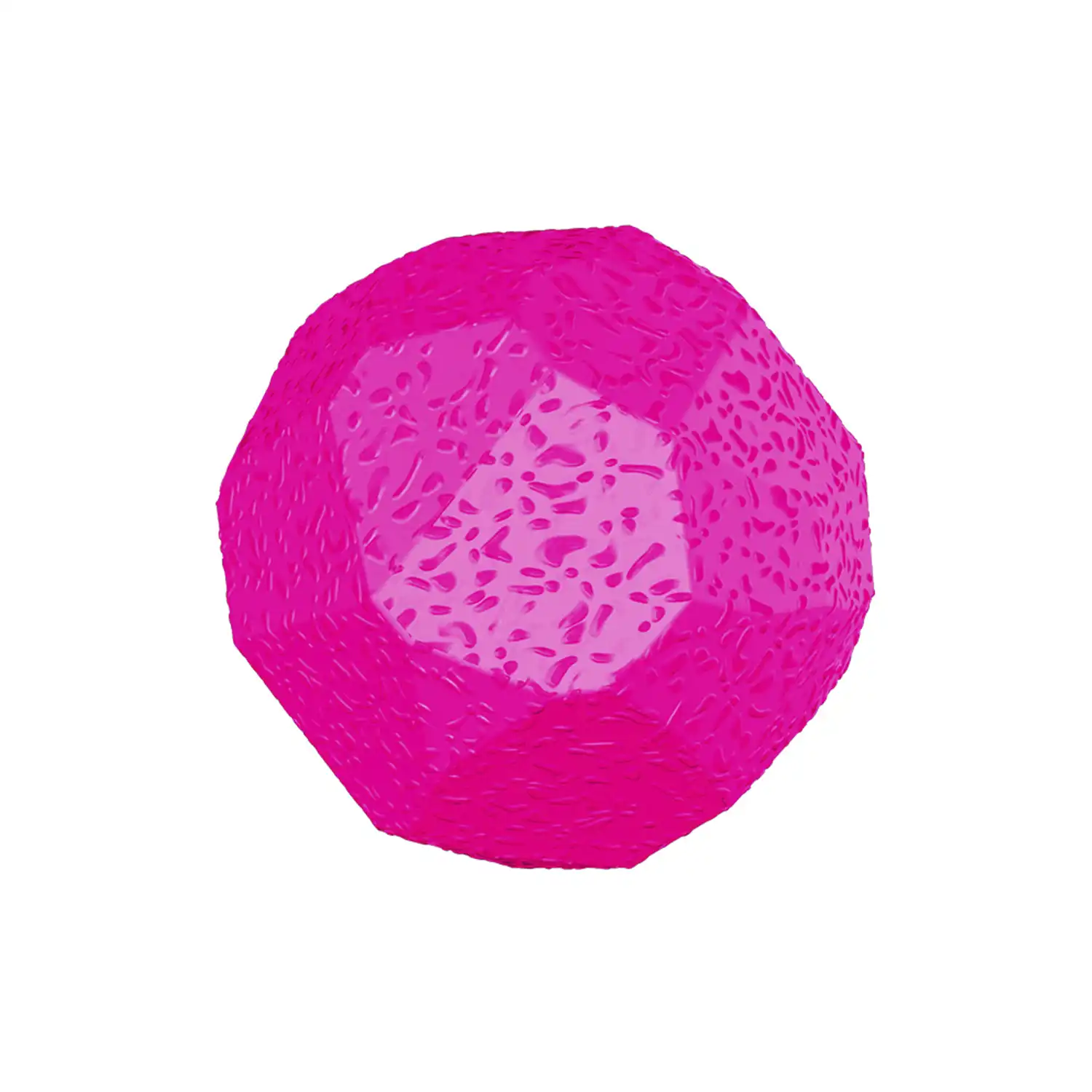 Brinquedo Bola Maciça Rocky Ball Stark Pet Rosa