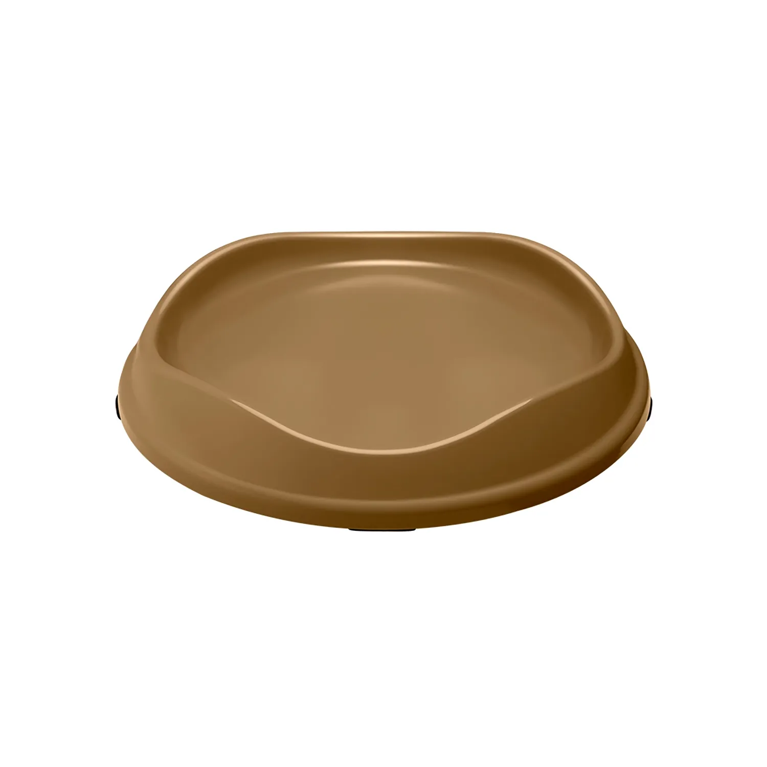 Comedouro Raso para Gatos Stark Pet Bege