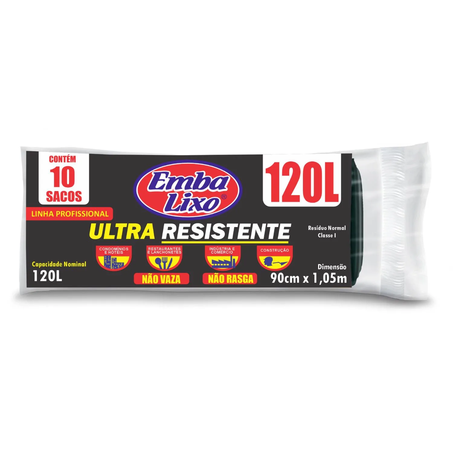 Saco para Lixo Ultra Resistente Embalixo