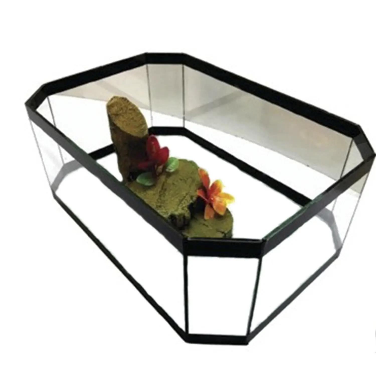 Aquário Terrário com Ilha Lester