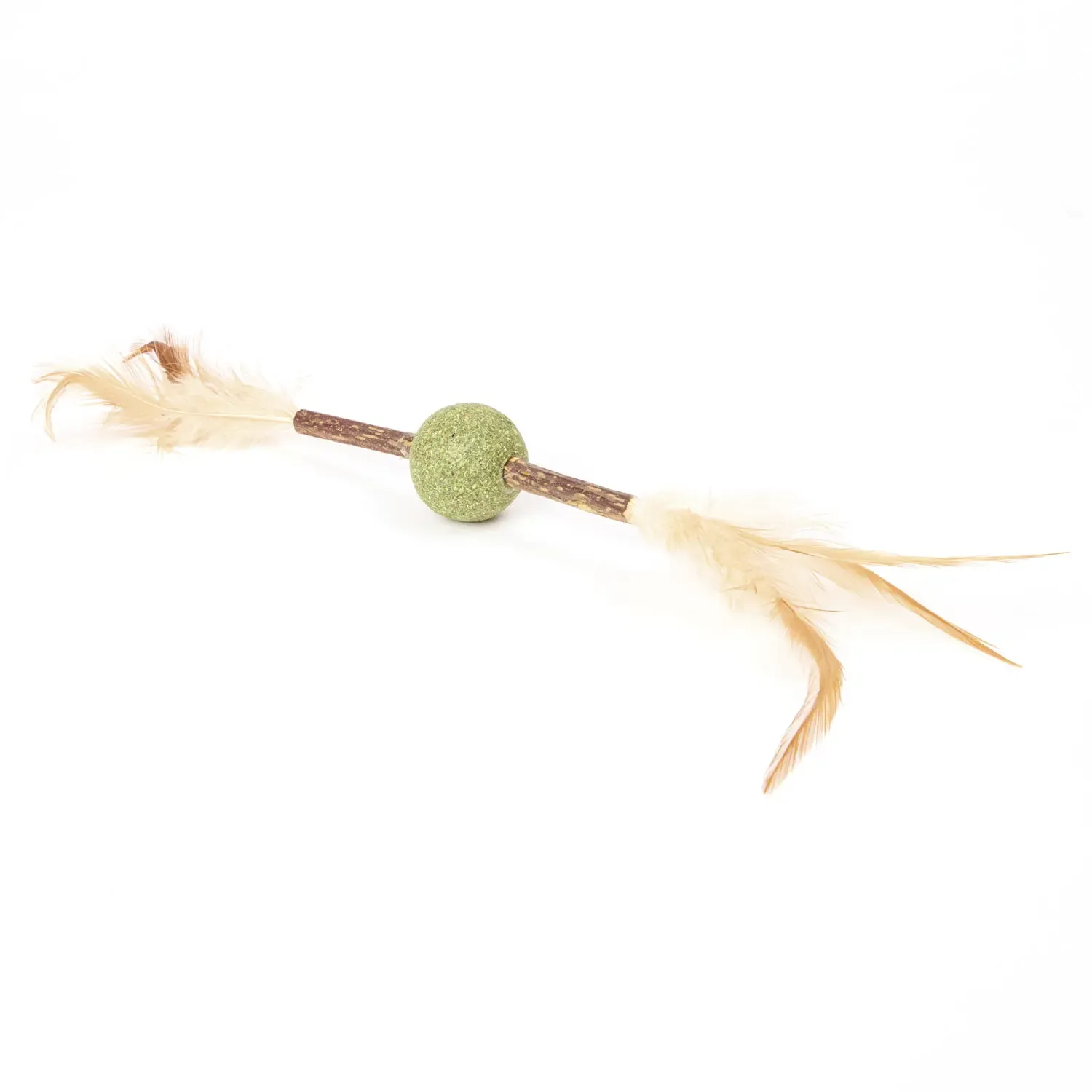 Brinquedo Varinha de Matatabi com Penas e Catnip Flicks
