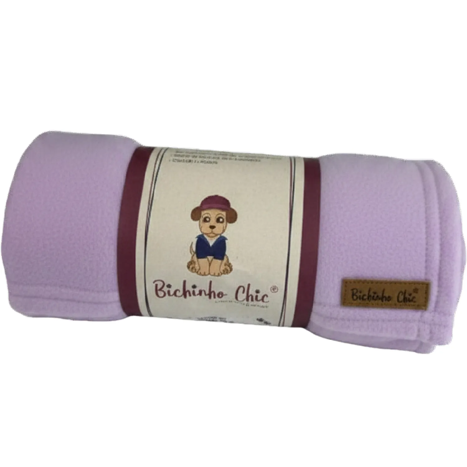 Cobertor Basic Bichinho Chic Lilás