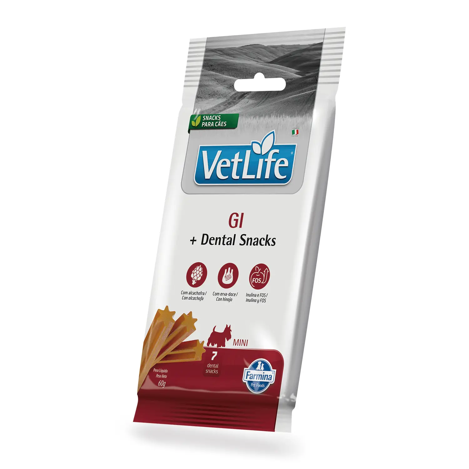 Petisco Dental Vet Life GI Cães Mini e Pequenos