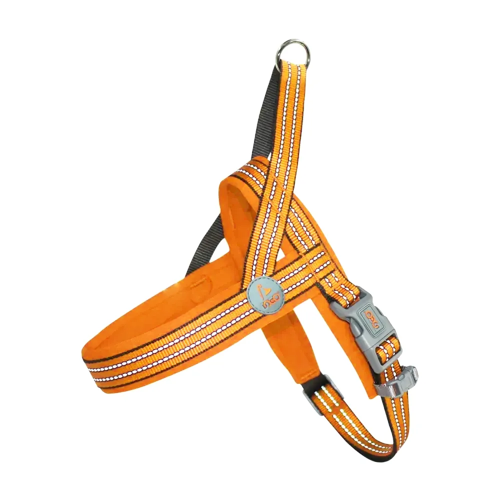 Peitoral Refletivo para Cães Vario Neoprene Doco Laranja