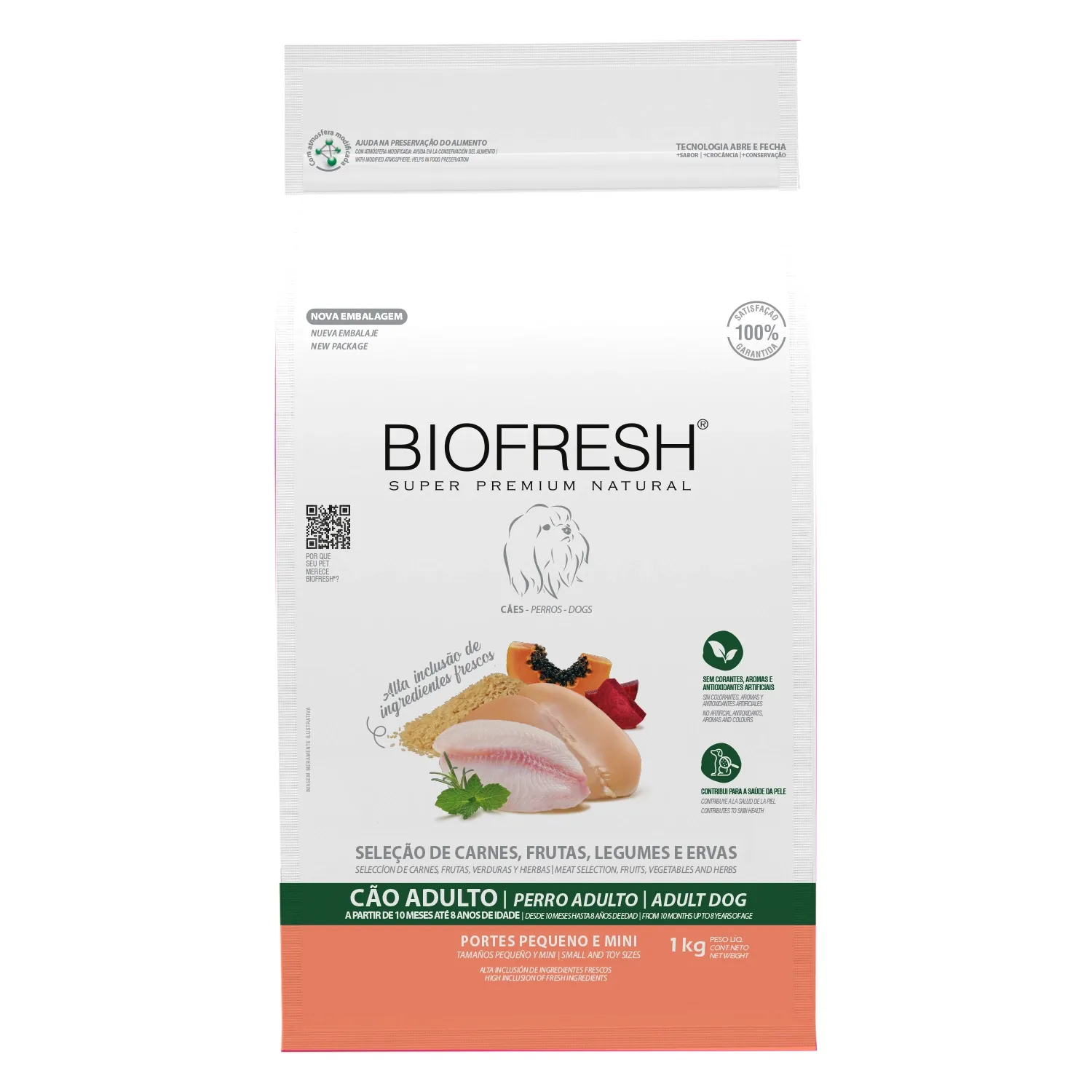 Ração Biofresh Cães Adultos Raças Pequenas e Minis