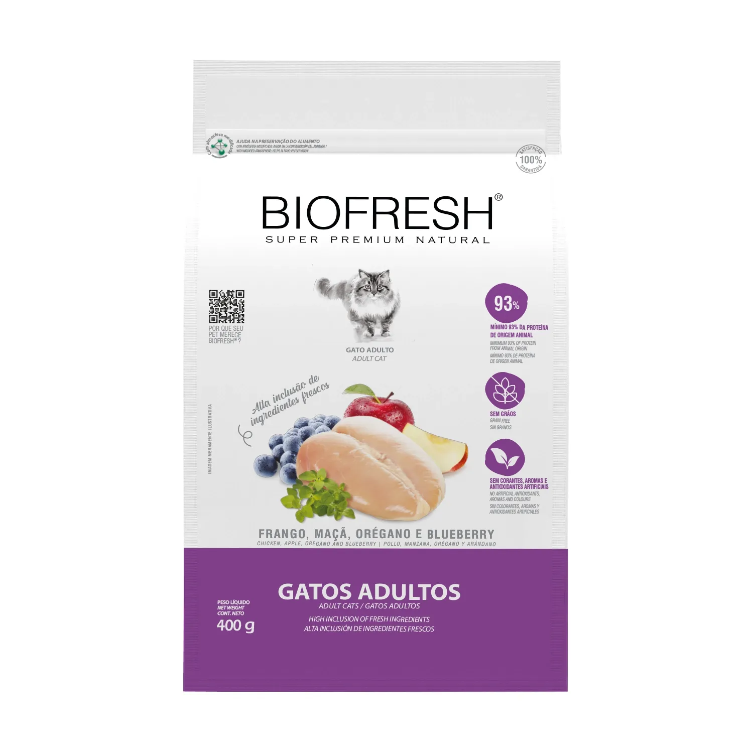 Ração Biofresh Gatos Adultos Frango