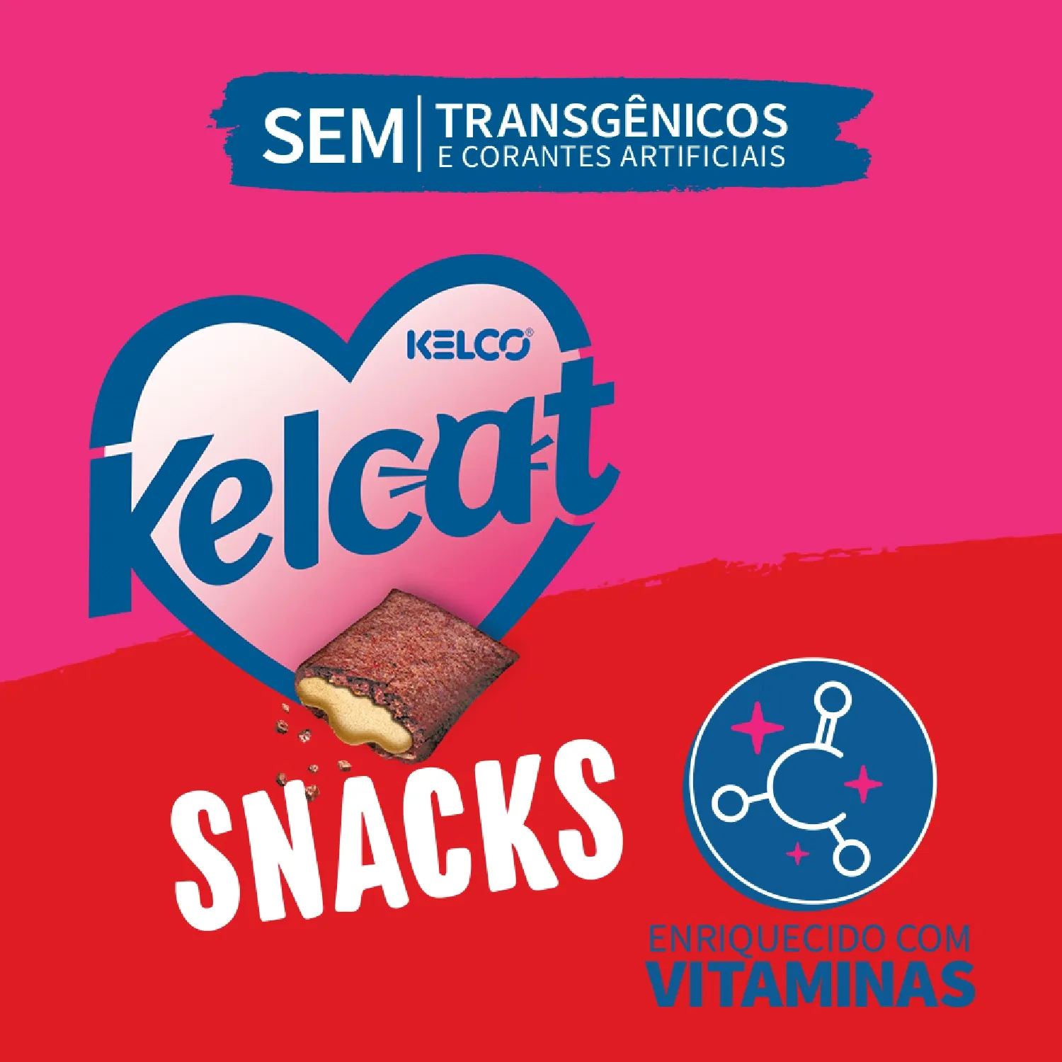 Petisco Kelcat Snack Carne para Gatos