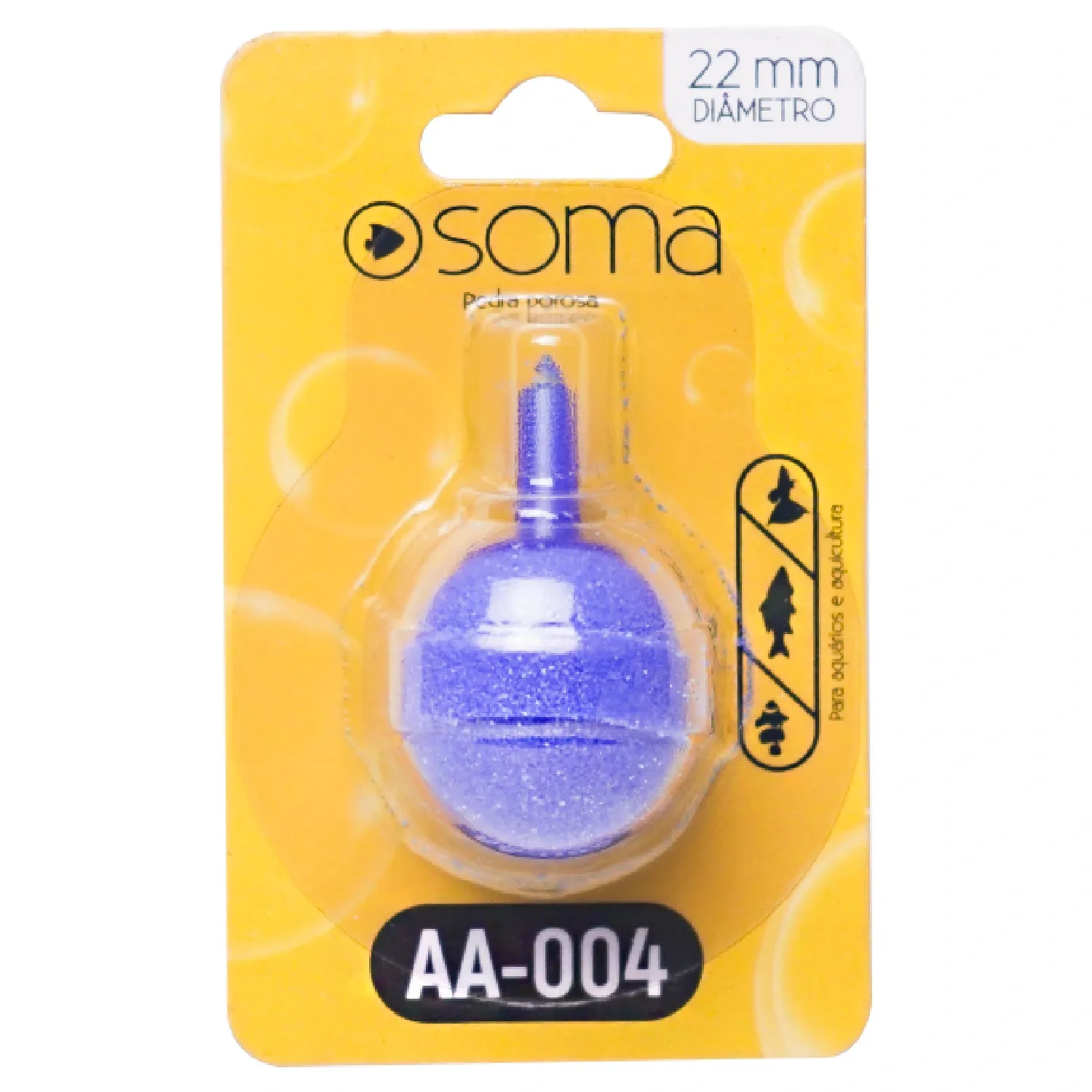 Pedra Porosa Oval AA004 Soma 22x22 mm