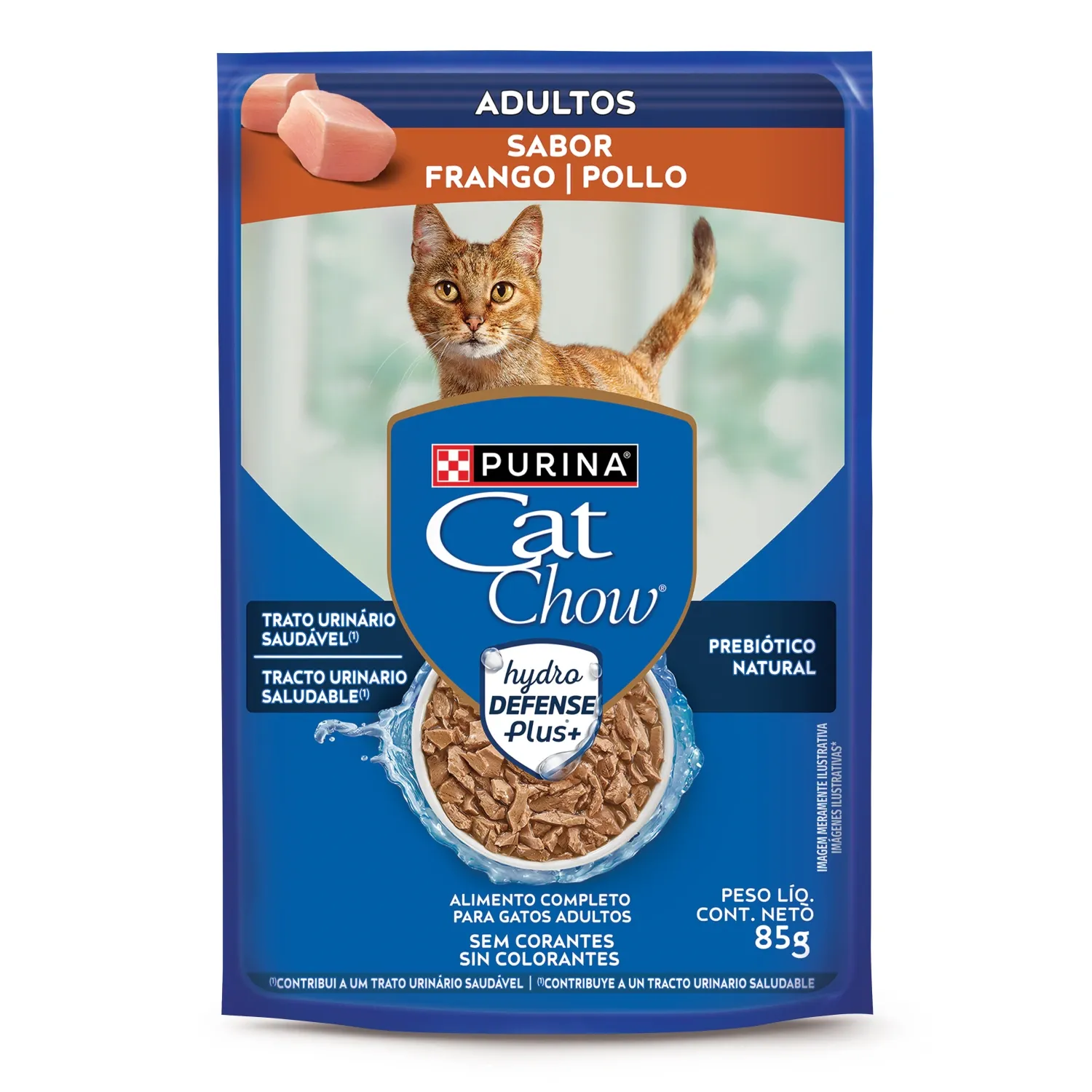 Ração Úmida Cat Chow Adultos Frango
