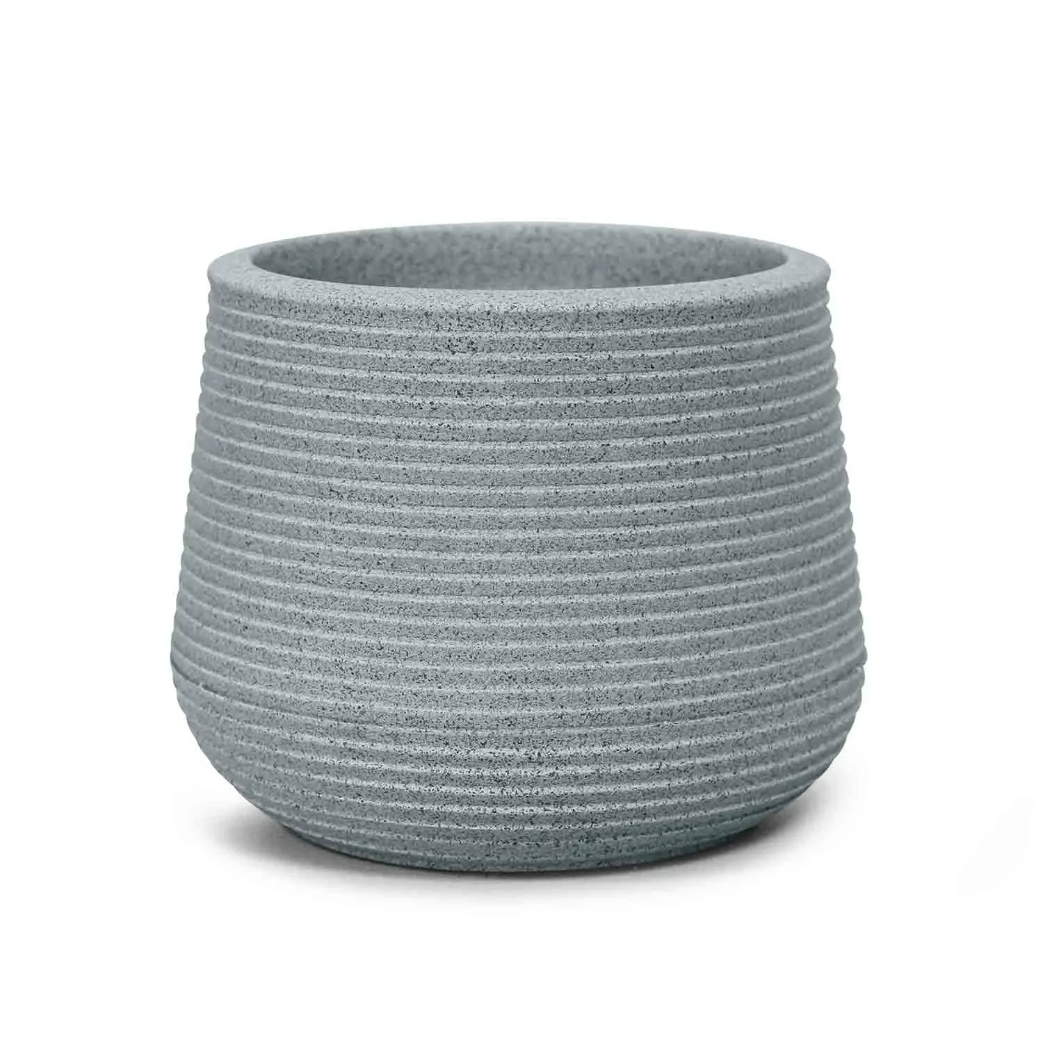 Vaso de Mesa Riscatto Redondo 20 cm Nutriplan Concreto