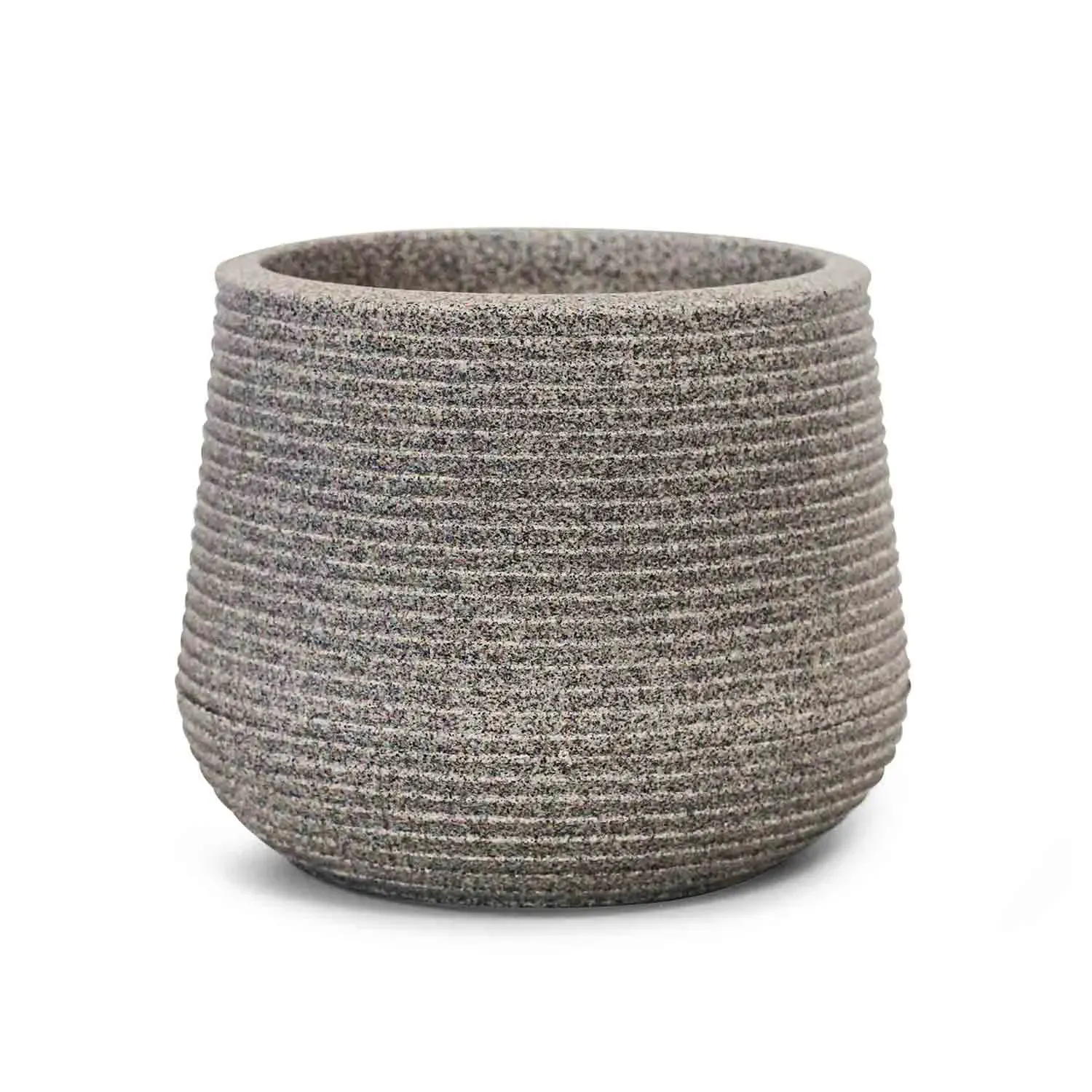 Vaso de Mesa Riscatto Redondo 20 cm Nutriplan Granito