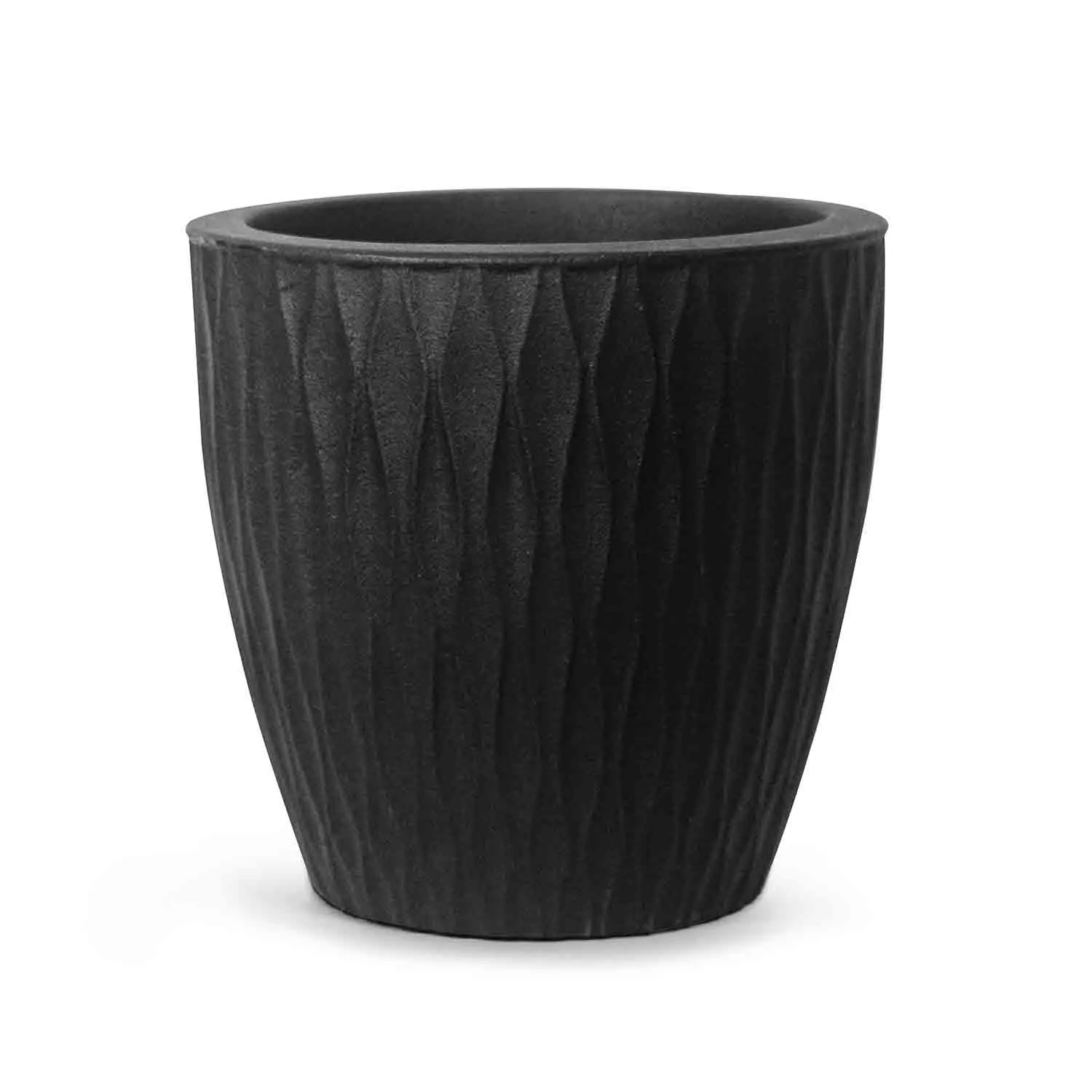 Vaso Infinity Redondo 22 cm Nutriplan Preto