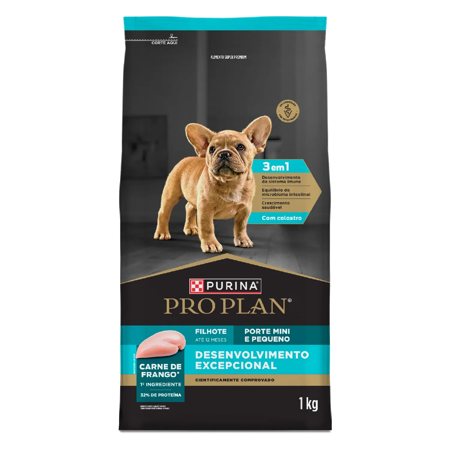 Ração Pro Plan Desenvolvimento Excepcional Cães Filhotes Mini e Pequeno Frango