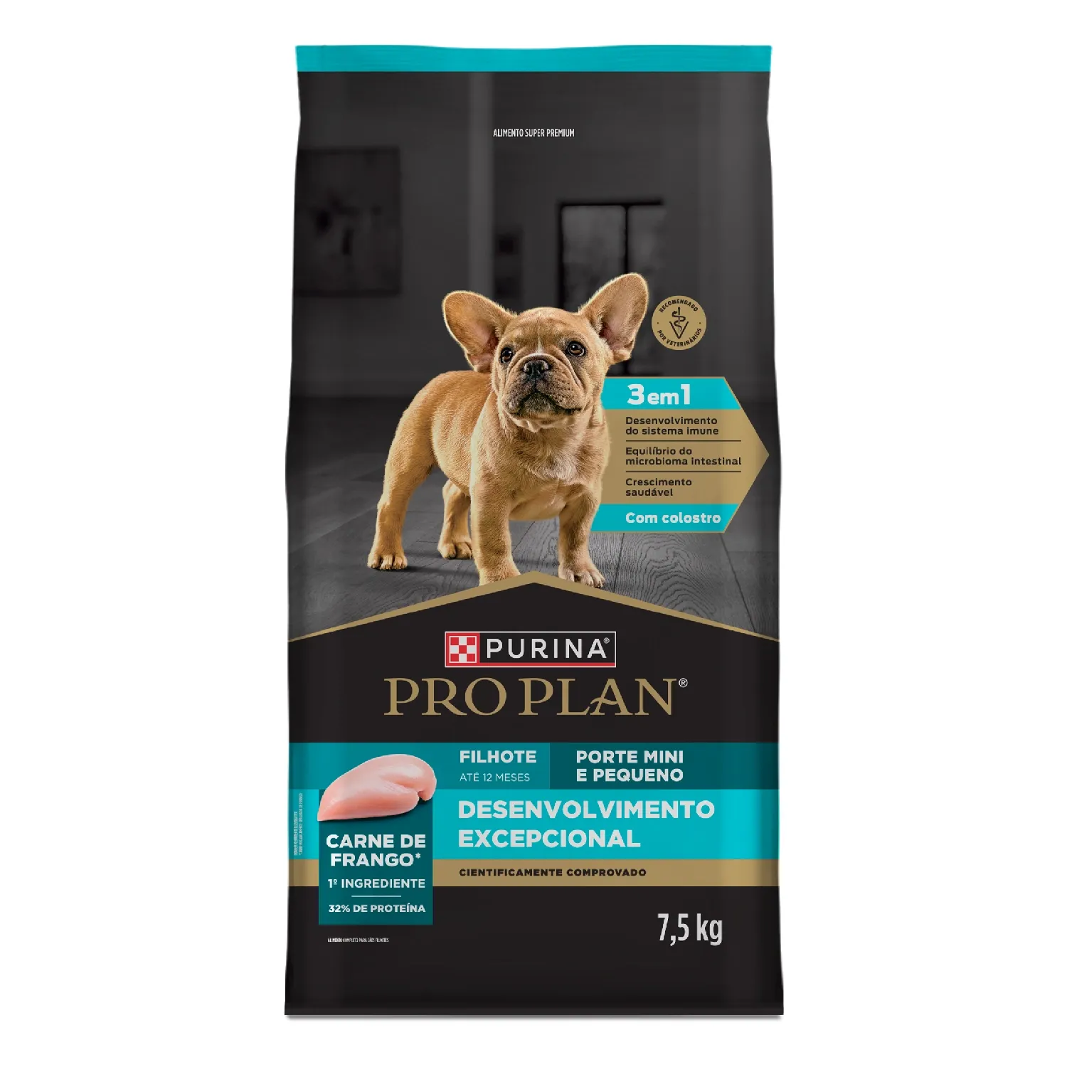 Ração Pro Plan Desenvolvimento Excepcional Cães Filhotes Mini e Pequeno Frango