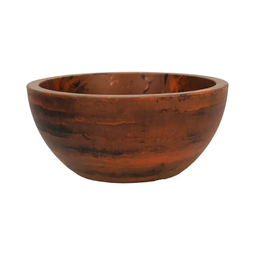 Bacia Concept Redonda Japi Aço Corten
