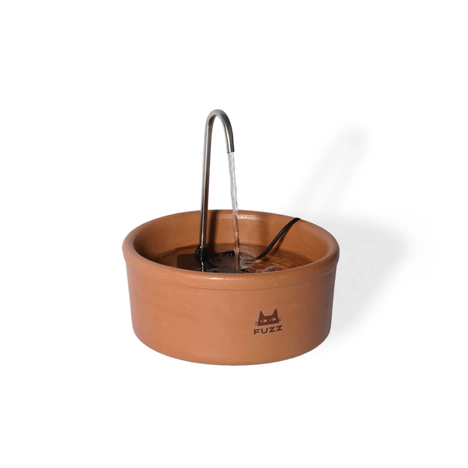 Fonte Cerâmica Natural Eco Fuzz para Gatos Marrom